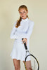 Carolina tennis skort LONG - white