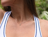 Gigi Clozeau Classic Sun Necklace White/Pink Gold