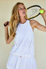 Poppy tennis skort - white