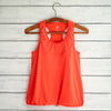 Anna tank (lite) - orange w/white logo