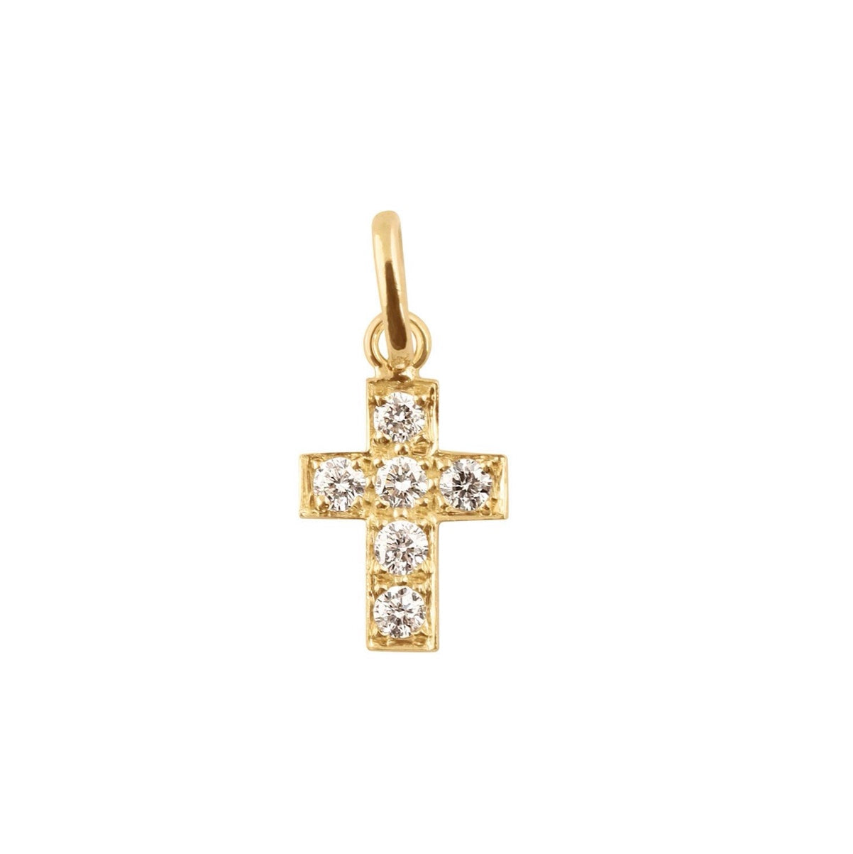 Gigi Clozeau Diamond Cross Pendant