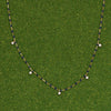 Navy MINI GIGI Necklace (5 diamonds) by Gigi Clozeau
