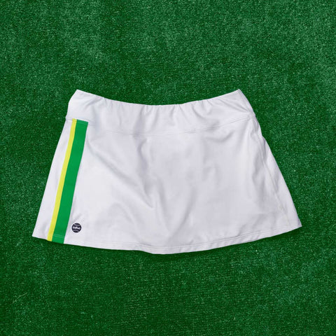Molly skort - white/green/yellow