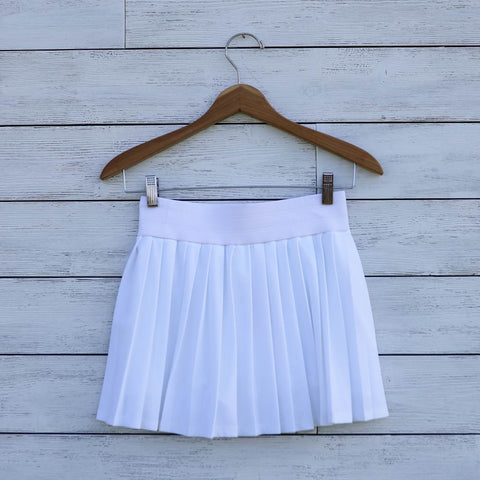 Poppy tennis skort - white