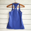 Practice tank - royal blue w/white logo